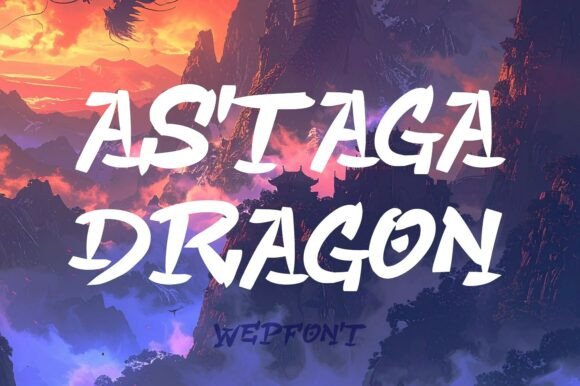 Astaga Dragon Font Review for Fantasy Campaigns