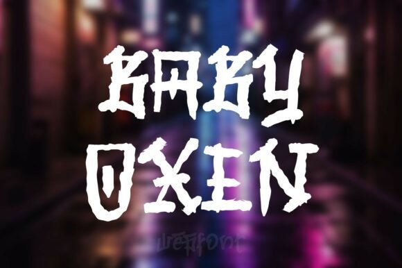 Baby Oxen Font Review: Graffiti Meets Calligraphy