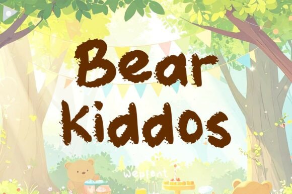 Bear Kiddos: The Playful Display Font for Kids Campaigns