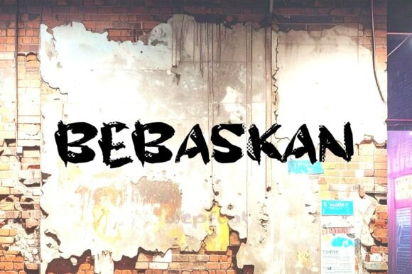 Bebaskan: The Edgy Display Font for Urban Campaigns
