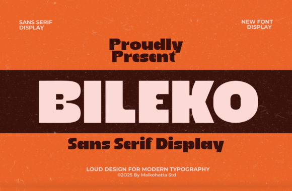 Bileko: The Bold Display Font for Impactful Campaigns
