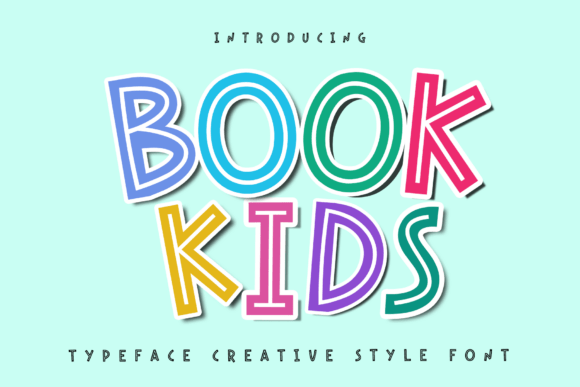 Book Kids: A Playful Display Font for Luxury Branding