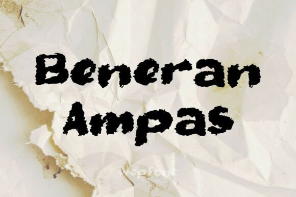 Boost Campaign Impact with Beneran Ampas Display Font
