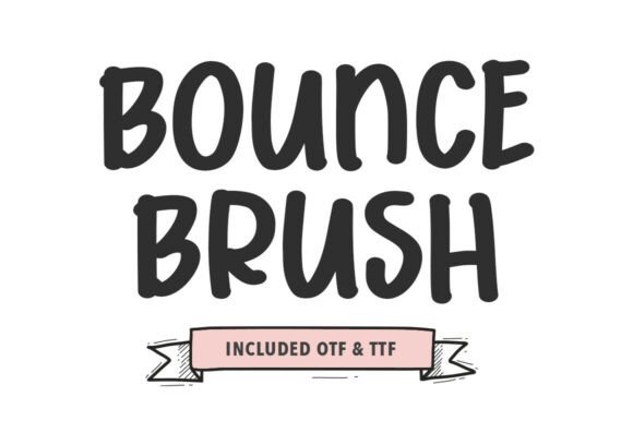 Bounce Brush: A Bold Handwritten Typeface for Campaigns
