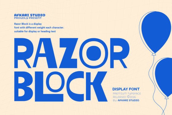Breaking Rules with Razor Block: A Designer's Take on Bold Display Fonts