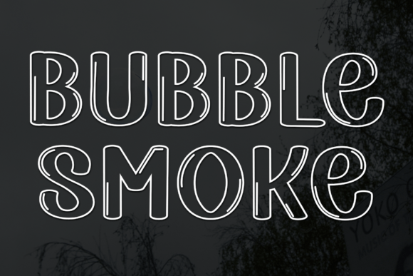 Bubble Smoke: A Festive Typeface for Holiday Branding