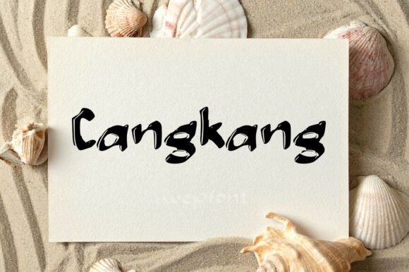 Cangkang: A Warm Display Font for Editorial Design