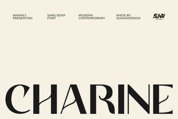Charine Font: Sculptural Elegance for Modern Branding