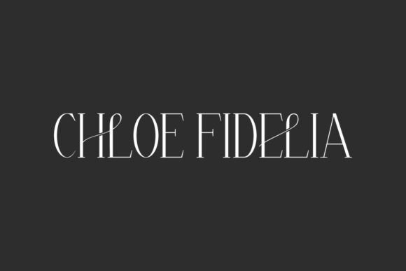 Chloe Fidelia: The Display Font for Polished Branding