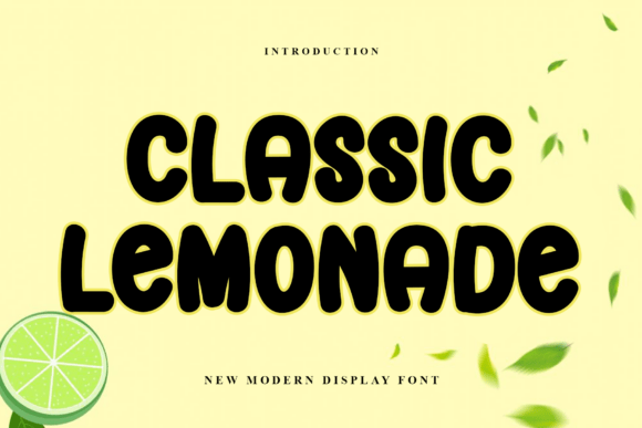 Classic Lemonade: The Bold Display Font for Viral Campaigns