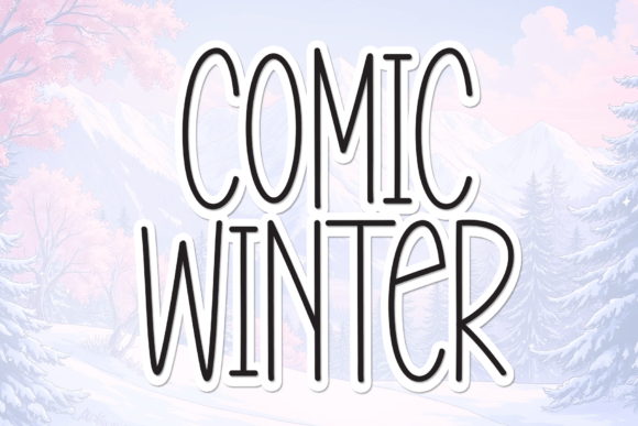 Designing Bold Brand Identities with Comic Winter Typeface