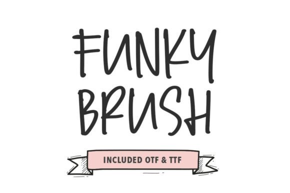 Funky Brush: The Bold Handwritten Font for Makers