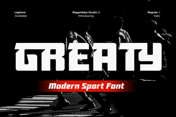 Greaty Font: The Modern Sport Typeface for Bold Brands