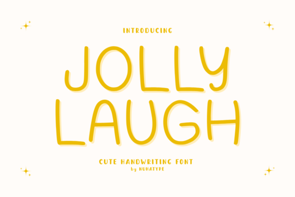 Jolly Laugh: The Handwritten Display Font for Campaigns