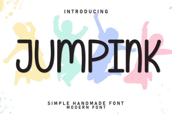 Jumpink: The Handwritten Display Font for Playful Web Design