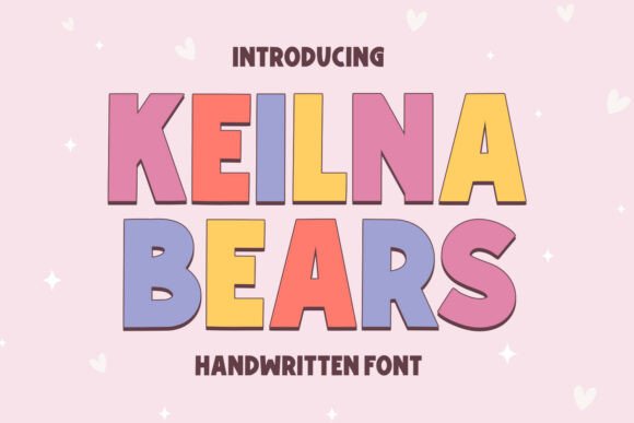 Keilna Bears: A Joyful Display Font for Creative Projects