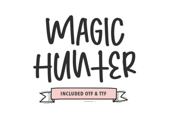 Magic Hunter: A Bold Display Font for Heroic Web Design