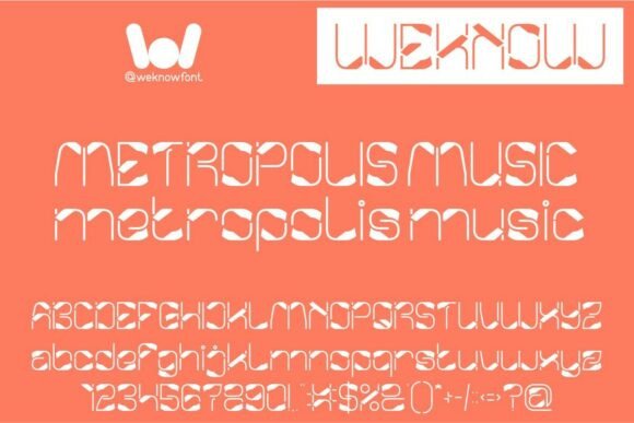 Metropolis Music: The Future-Ready Display Font for Modern Brands