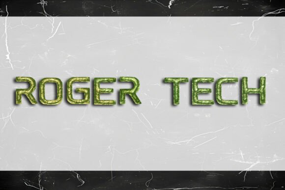 Roger Tech: The High-Tech Display Font for Futuristic Campaigns
