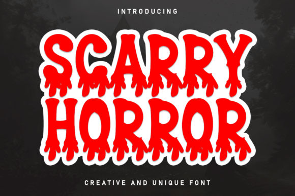 Scarry Horror Font: A Sweet Upgrade for Small Business Branding