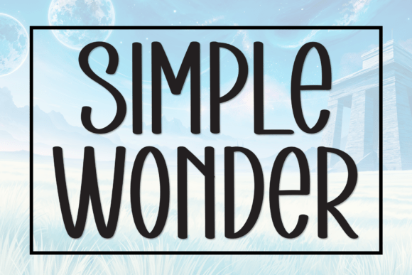 Simple Wonder: A Tall Handwritten Display Font for Campaigns