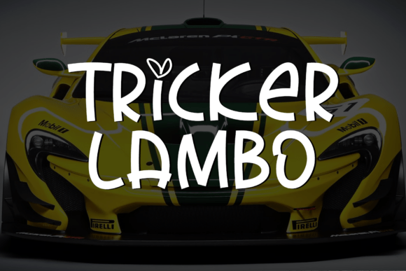 Tricker Lambo: A Graceful Display Font for Modern Branding