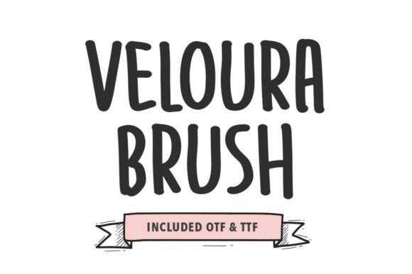 Veloura Brush Typeface Review for Bold Branding