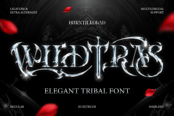 Wildtras: A Cinematic Display Font for Bold Branding